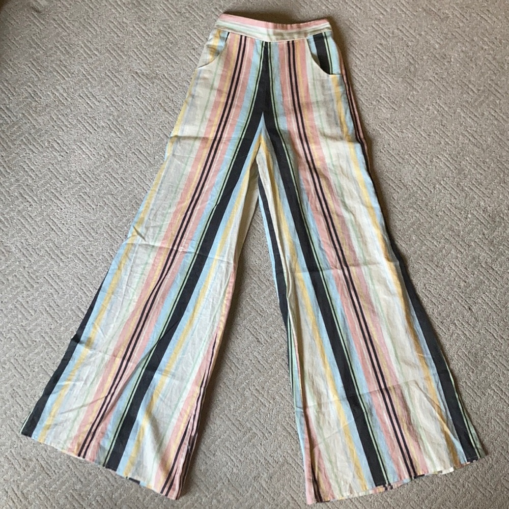 XHILARATION✨ FLARE Striped Pants